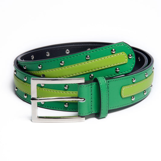 Green Studded Belt